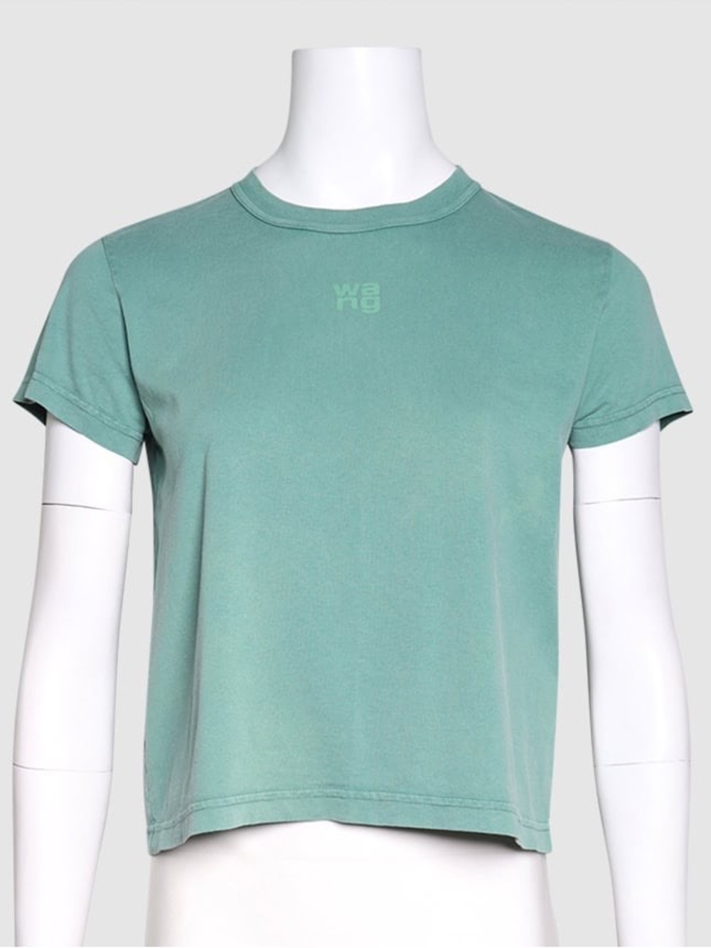 Alexander Wang Teal Baby Tee